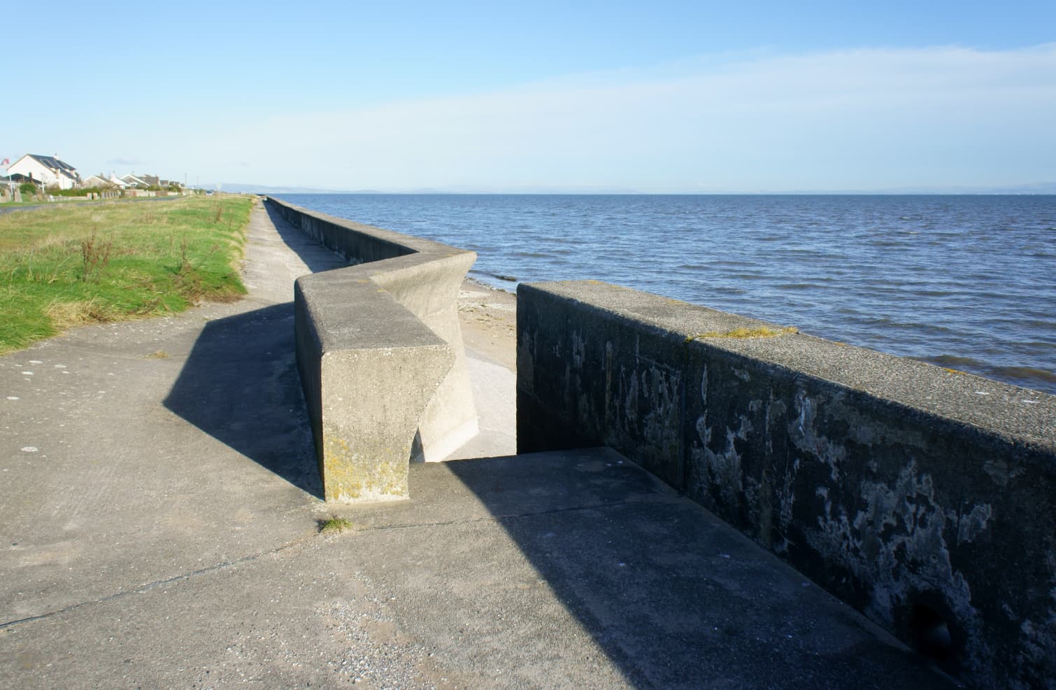 Concrete seawall along a Florida waterfront